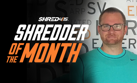 July 2017: Greg Feidner, Indy Shredder